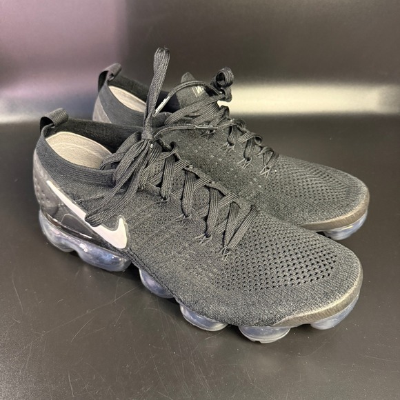 Nike‎ Air VaporMax 2.0 Black Running Shoes Sneakers Mens Size 11 - Picture 1 of 7
